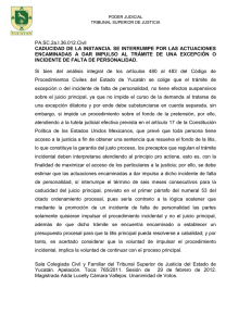 PA.SC.2a.I.36.012.Civil CADUCIDAD DE LA INSTANCIA. SE
