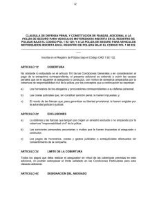 /2 CLAUSULA DE DEFENSA PENAL Y CONSTITUCION DE