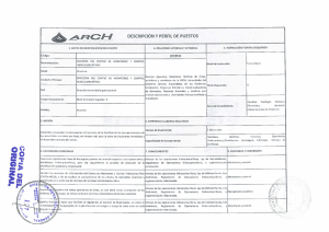 descripción y perfil de puestos - Agencia de Regulación y Control