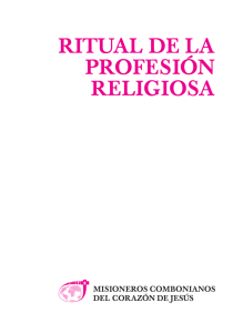 ritual de la profesión religiosa - Over-blog