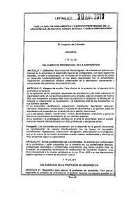 Ley 1409 de 2010 - Presidencia de la República de Colombia
