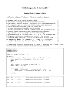CI-2126 Primer Parcial 2014 Ene-Mar