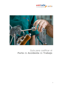 Gu&iacute;a para Codificar el Parte de Accidente de Trabajo