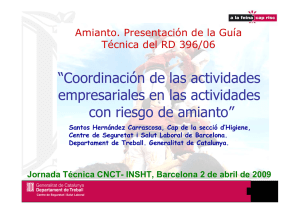 Coordinacio activitats empresarials Jornada CNCT 020409