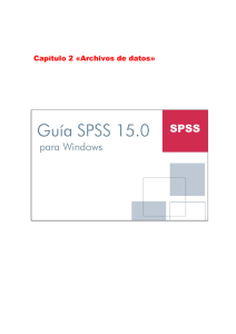 SPSS II Archivos de datos