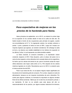 Informe CAF Octubre 2013 - Cámara Argentina de Feedlot