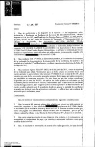 Santiago, 17 JÜN 2[]11 Resolución Exenta N°: 03628/11