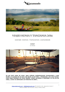 Viaje Safari kenia Tanzania Zanzibar 2016 15 dias visitando