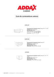 Guía de contenedores aéreos