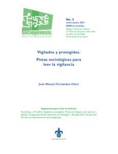 Vigilados y protegidos. Pistas sociol&oacute;gicas para leer la vigilancia