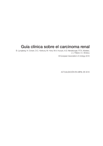 Guía clínica sobre el carcinoma renal