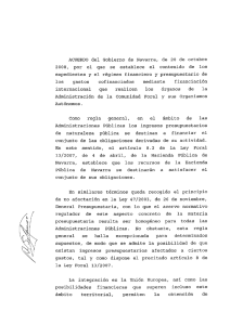 Page 1 ACUERDO del Gobierno de Navarra, de 20 de octubre 2008