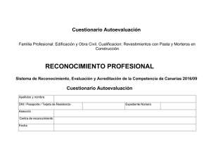 reconocimiento profesional
