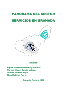 Panorama del sector servicios en Granada (19%) determinados