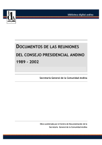 Libro Presidentes - Comunidad Andina