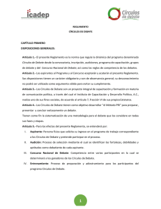 CAPÍTULO PRIMERO DISPOSICIONES GENERALES: Artículo 1.