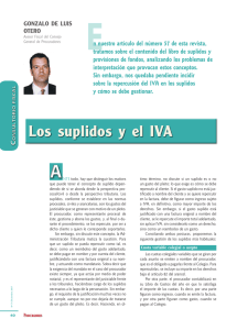 Los suplidos y el IVA - Consejo General de Procuradores de España