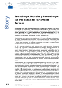 Estrasburgo, Bruselas y Luxemburgo: las tres sedes del