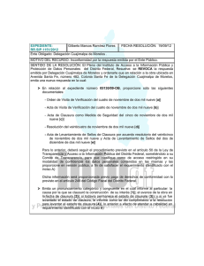 EXPEDIENTE: RR.SIP.1151/2012 Gilberto Marcos Ramírez Flores