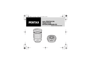 smc PENTAX-DA OBJETIVOS INTERCAMBIABLES