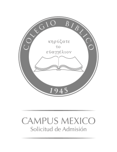 campus mexico - Colegio Biblico