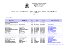 Español como lengua extranjera en el sistema reglado alemán
