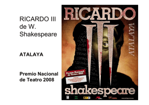 RICARDO III de W. Shakespeare - Atalaya-TNT