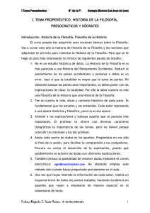 I. Tema Propedéutico - Colegio Marista San José