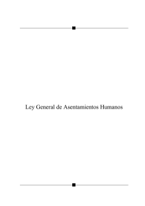 Ley General de Asentamientos Humanos