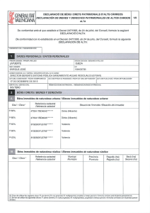 % GENERALITAT DECLARACIÓ DE BENS | DRETS