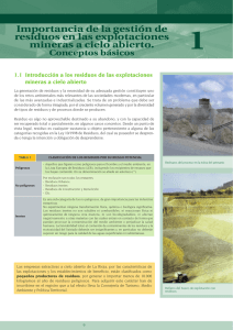 Importancia de la gestión de residuos en las explotaciones mineras