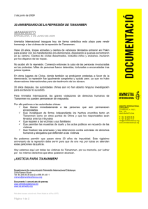 manifiesto - Amnistia Internacional Catalunya