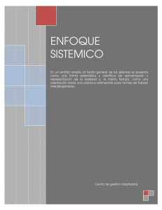 enfoque sistemico - Organización para la Excelencia de la Salud