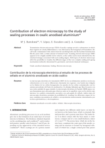Contribution of electron microscopy to the study of sealing
