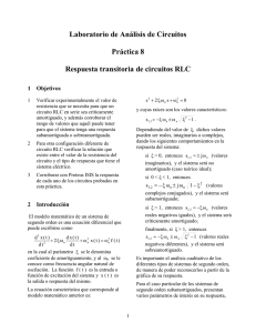 Respuesta transitoria de circuitos RLC