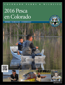 2016 Pesca en Colorado - Colorado Parks and Wildlife