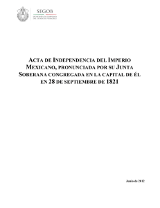 Acta de Independencia, México