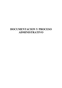 documentacion y proceso administrativo