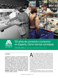 50 años de comercio y consumo en España