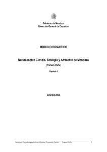 Naturalmente Ciencia. Ecología y Ambiente de Mendoza
