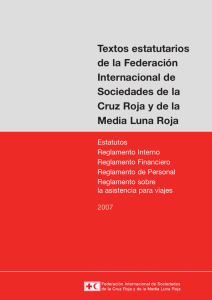 Textos estatutarios de la Federación Internacional de Sociedades