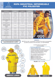 ROPA INDUSTRIAL IMPERMEABLE