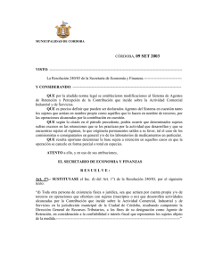 Res.Secr.Econ. Nº 704-03 - Municipalidad de Córdoba