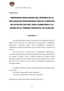 Ordenanza 37 - Ayuntamiento de Almazán