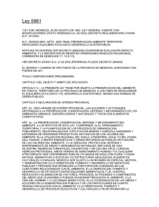 Ley 5961 - Gobierno de Mendoza