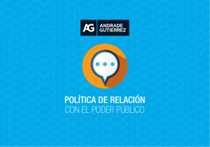 política de relación con el poder público
