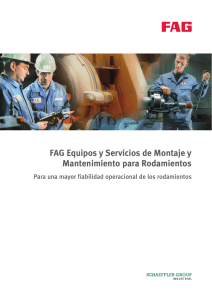 FAG Equipos y Servicios de Montaje y Mantenimiento para