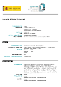 PALACIO REAL DE EL PARDO - Directorio de Museos de España