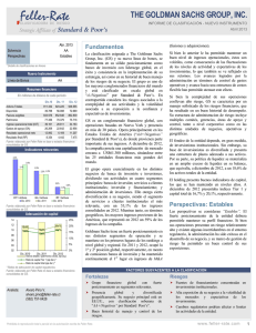 the goldman sachs group, inc. - Superintendencia de Valores y