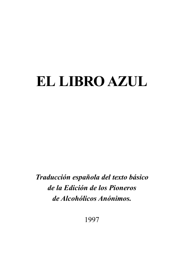 el libro azul